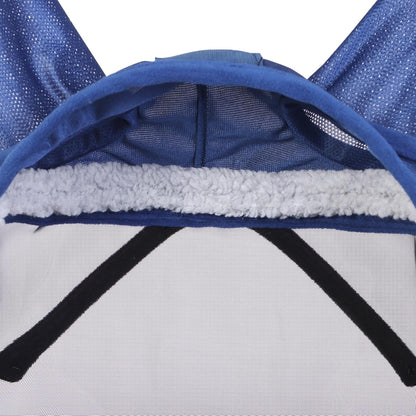 Side view of CareMaster Pro horse mask with ear covers