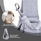 Side view of Arzqut dog sling with pet inside