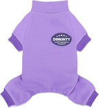 Dinkinty cozy fleece pet jumpsuit packaging view authentic USA import