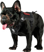 OneTigris Tactical Dog Harness Vest,No-Pull Service Dog Vest with Hook & Loop Panels,Adjustable Dog Vest Harness for Walking Hiking Training(Pink,L) - Image 15