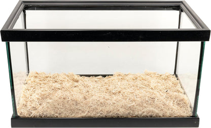 Odorless non toxic natural aspen bedding package for burrowing reptiles and lizards.