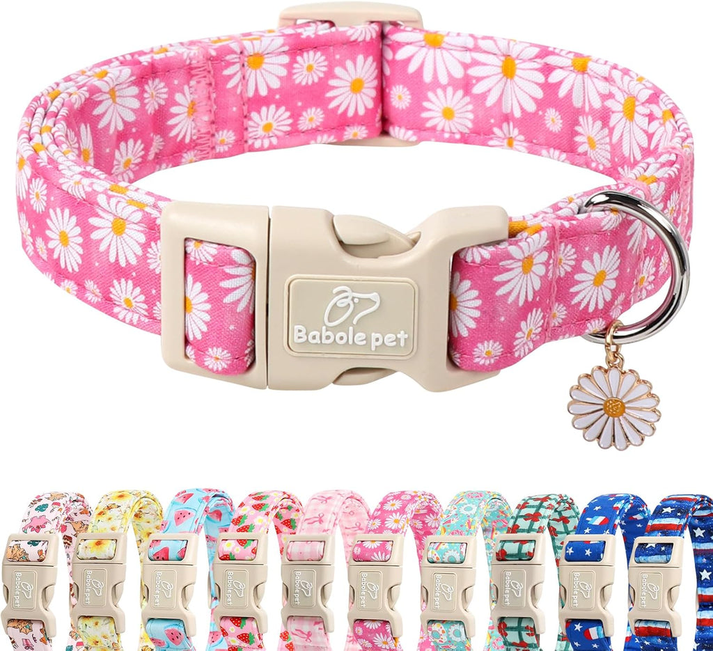 4th of July Dog Collar, Summer Popsicle Patriotic Dog Collars for Large Dogs, Adjustable Lightweight Quick-Release Buckle Collar for Boy&Girl Dogs L - Image 11
