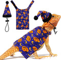 Tukoaw Halloween Bearded Dragon Costume front view lizard apparel