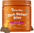 Zesty Paws Itch Relief for Dogs 90 Count front packaging view allergy supplement chews