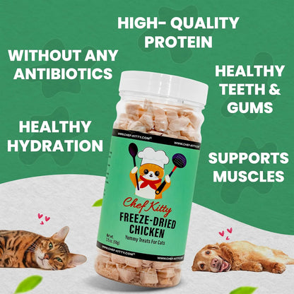 Human grade grain free chicken cat treats ingredients label