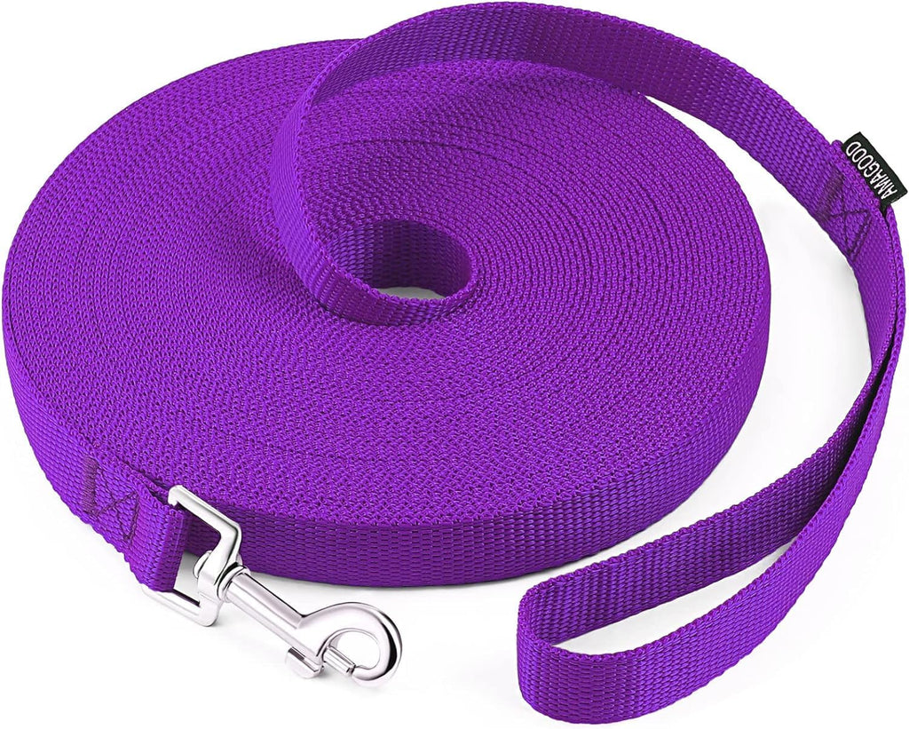AMAGOOD Long Dog Leash for Training 15FT 20FT 30FT 50FT 100FT Long Dog Lead for Medium and Small Dogs Training,Tie Out,Play,Camping(15feet, Blue) - Image 12