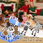5 pack Large dog Squeaky Toys,Tough Stuffed Plush dog chew Toys Assortment ,Durable plush Animal dog Toys with Tug of War Rope to Keep Them Busy, Puppy Toys Value Bundle for Small Medium Large Dogs - Image 9