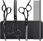 GLADOG Professional 5 in 1 Dog Grooming Scissors Set with Safety Round Tips, Sharp and Heavy-duty Pet Grooming Shears for Cats - Image 15