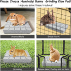 Hamiledyi chinchilla and guinea pig cage accessories showcasing the secure placement of the stone on an enclosure floor.