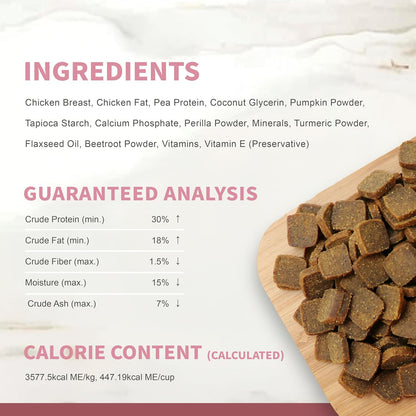 Herz grain free pure meat chicken breast recipe lifestyle shot