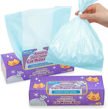 BOS Amazing Odor Sealing Cat Waste Disposal Bags front view