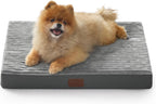 Large dog resting comfortably on Bedsure orthopedic bed