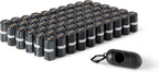 Amazon Basics pet supplies showing twenty rolls of fifteen count dog waste bags.