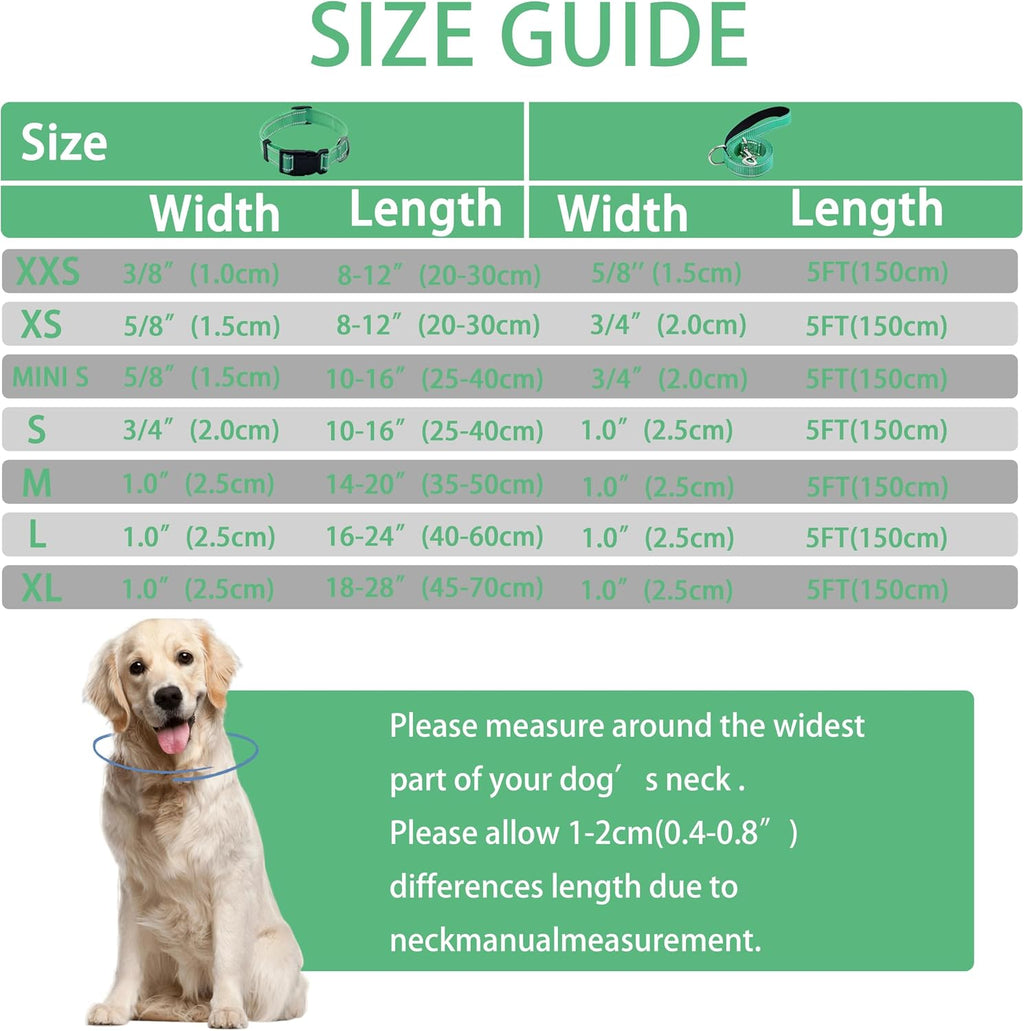 Adjustable XS dog collar with quick release locking mechanism