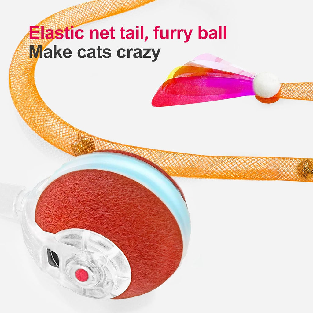 Jkanti rechargeable cat toy charging with cable