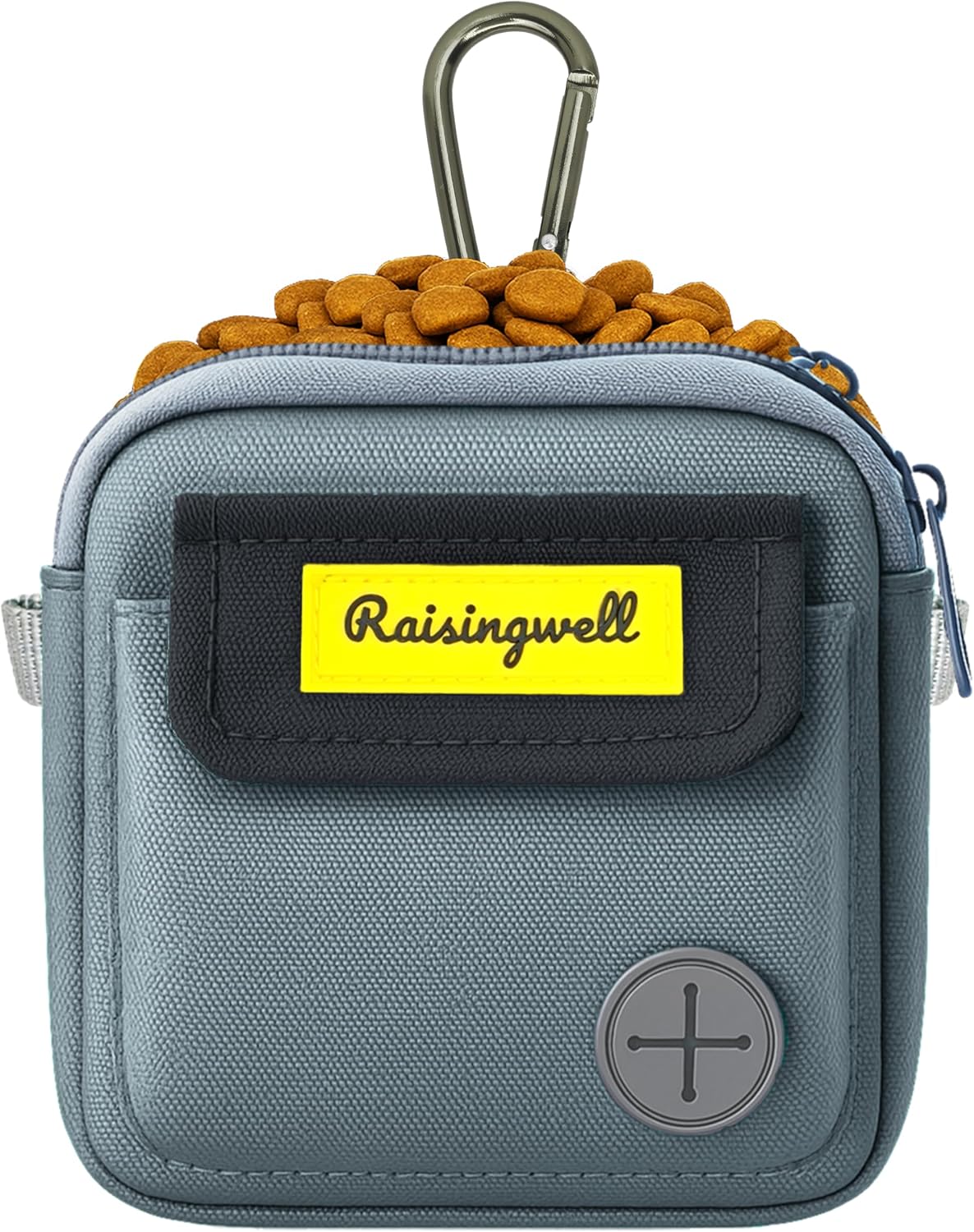 Raisingwell Dog Treat Pouch for Pet Walking and Training with Clicker Poop Bags Small Fanny Zipper Pack Holder for Puppy Snack Dispenser Kit for Leash and Outdoor Use (Black) - Image 9
