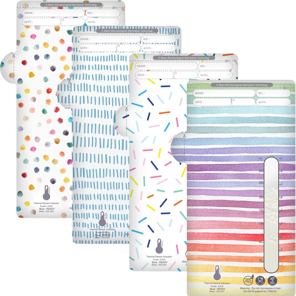 Sposie SimpleFeed Breast Milk Storage Bags front packaging view