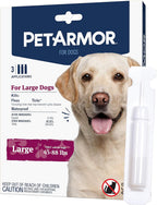 PetArmor topical flea protection three month supply tubes display