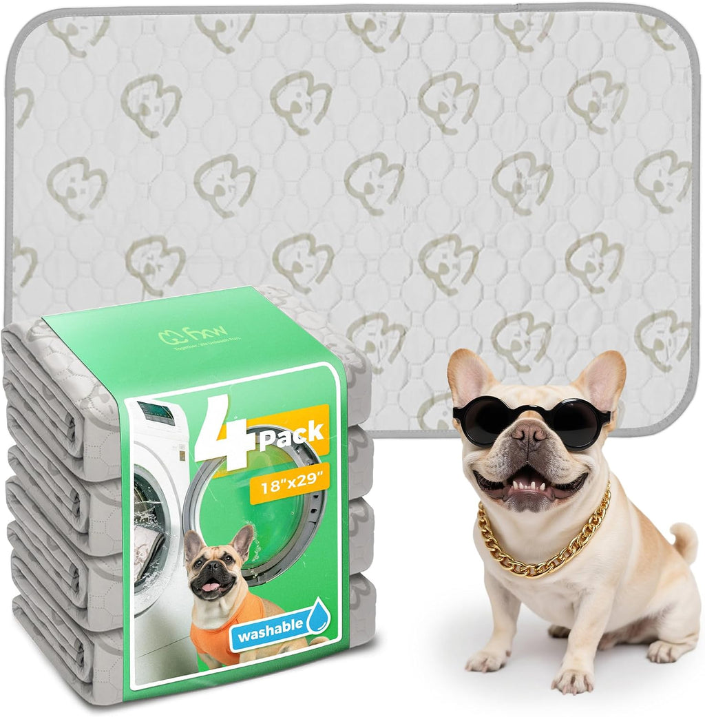 FXW Washable Pee Pads for Dogs, Leak-Proof & Non-Slip, Specifically Designed for 18inch Cages, 11" x 17" Rectangle, Khaki, 2 Packs - Image 12