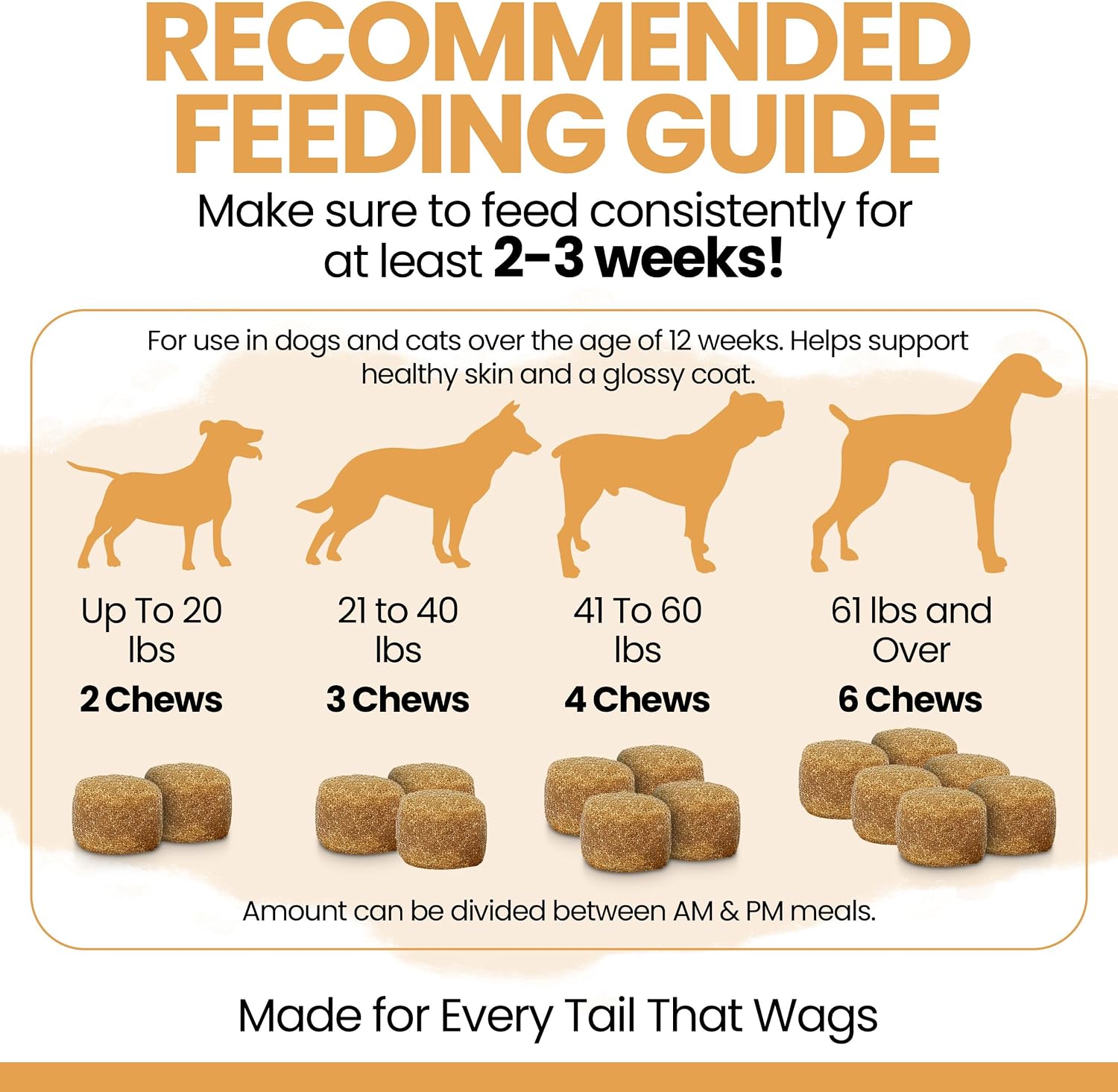 Authentic Chew + Heal dog allergy relief chews on a plain white background