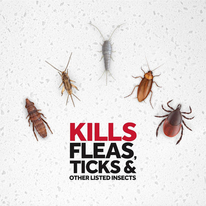 Raid Flea Killer, Kills Fleas, Crickets, Roaches, Silverfish and Ticks, Use in Your Home or on Your Dog (1 Pound (Pack of 6)) - Image 3