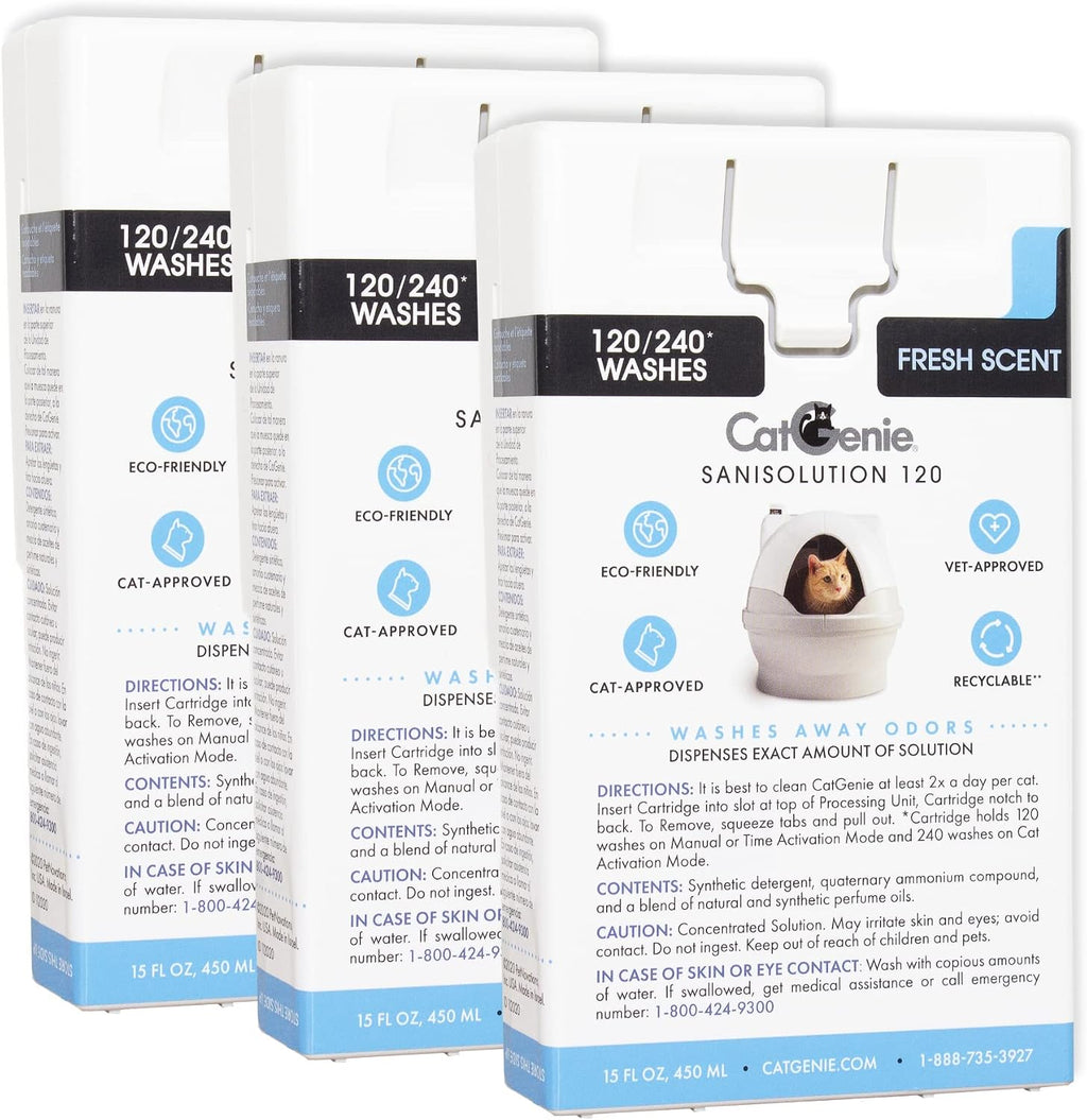 Technical Precision CatGenie SaniSolution Cartridge front view packaging