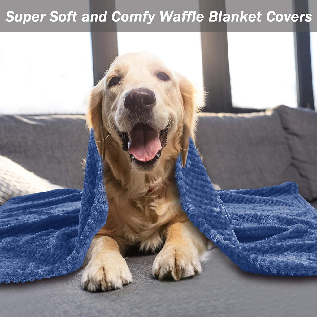 Machine washable warm pet blanket lining a premium dog crate