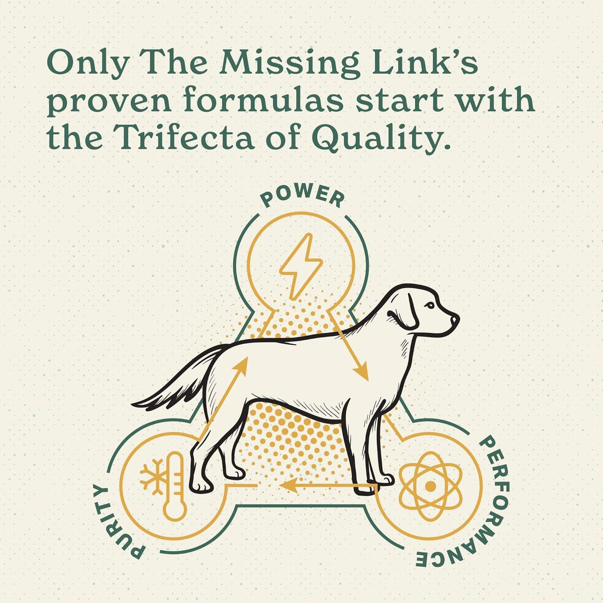 The Missing Link one pound bag container side angle