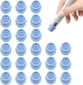 Elitzia 24 Pieces Vortex Hydro Dermabrasion Silicone Tips front view