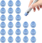 Elitzia 24 Pieces Vortex Hydro Dermabrasion Silicone Tips front view