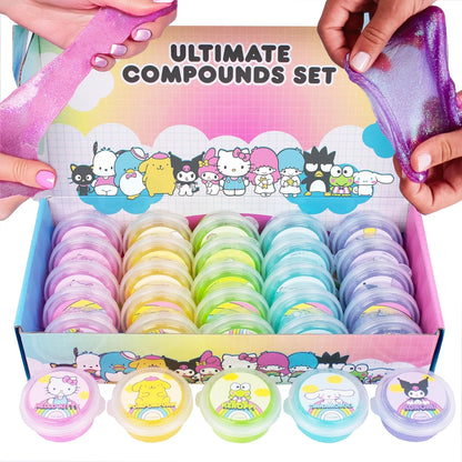 Horizon Group USA Hello Kitty Ultimate Slime Set front view packaging twenty five pack