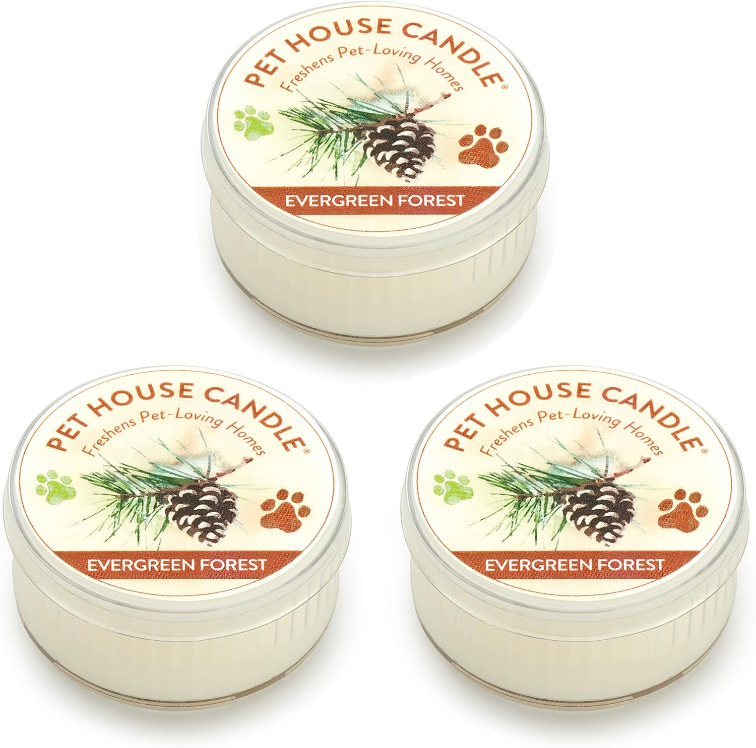 Pet House Mini Candles for Pet Odor Made with Natural Soy Wax, Plant Based, Dog and Cat Friendly Scented Candles, Variety Pack of 3 - Image 10