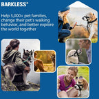 Heavy puller dog harness alternative fitted securely on a pup.