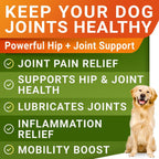 StrellaLab advanced mobility dog chews chicken flavor packaging back label