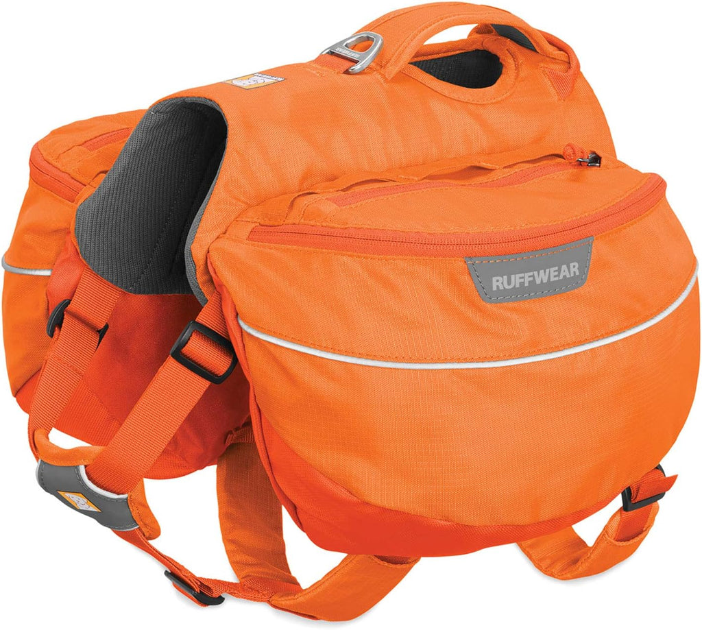 Ruffwear, Approach Pack Dog Backpack, WeightForward Saddlebags with Flopper Stoppers, 5Point Adjustable Fit, Padded Handle, Dual Leash Points, Reflective Trim, Blue Dusk, Large/X-Large - Image 13