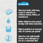PureBites cat treat pouch nutrition facts label