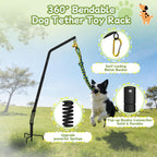 Three different types of durable cotton chew ropes included in the self play kit.