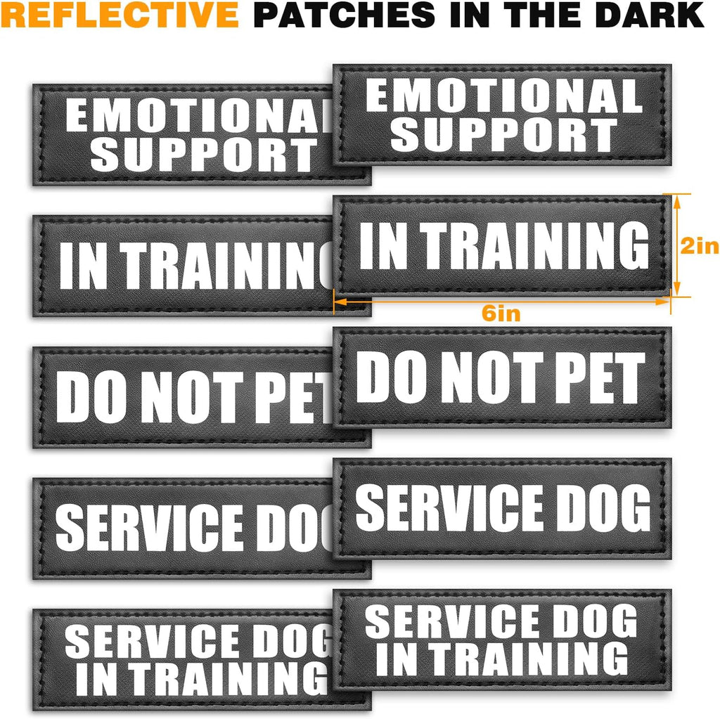 WINSEE tactical training dog harness for German Shepherds and large breeds side profile