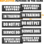 WINSEE tactical training dog harness for German Shepherds and large breeds side profile