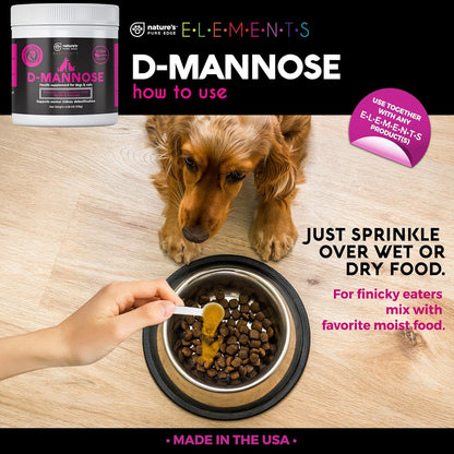 Nature's Pure Edge D-Mannose package with measuring scoop