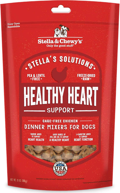 Stella & Chewy's - Stella's Solutions Skin & Coat Boost - Grass-Fed Lamb & Wild-Caught Salmon Dinner Morsels - Freeze-Dried Raw, Protein Rich, Grain Free Dog Food - 4.25 oz Bag - Image 9