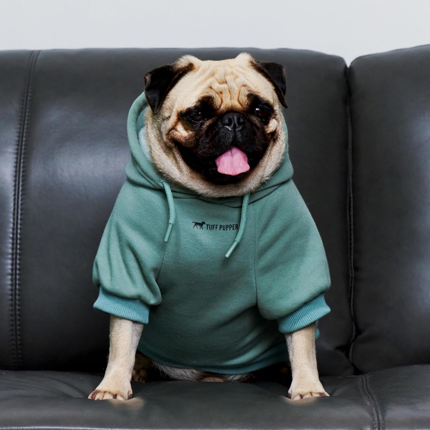 Packaging details of the imported Tuff Pupper authentic premium quality winter pet gear.
