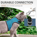 Pupteck comfortable lightweight polyester air mesh puppy harness close up