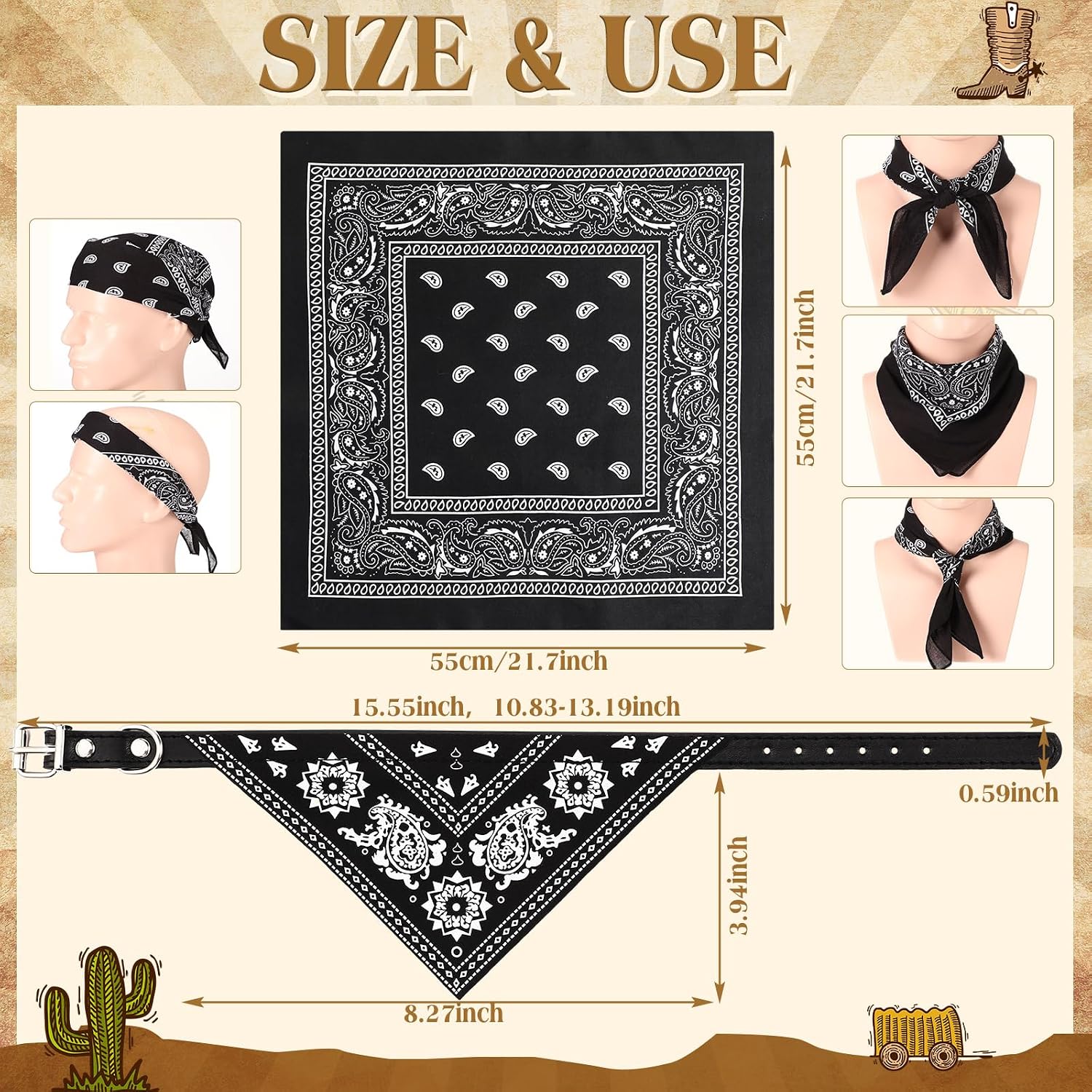 Chicingyou puppy and cat decorative holiday costume neckwear accessory layout
