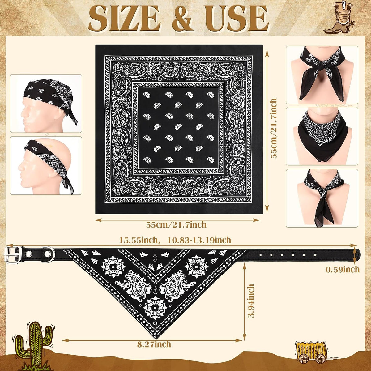 Chicingyou puppy and cat decorative holiday costume neckwear accessory layout
