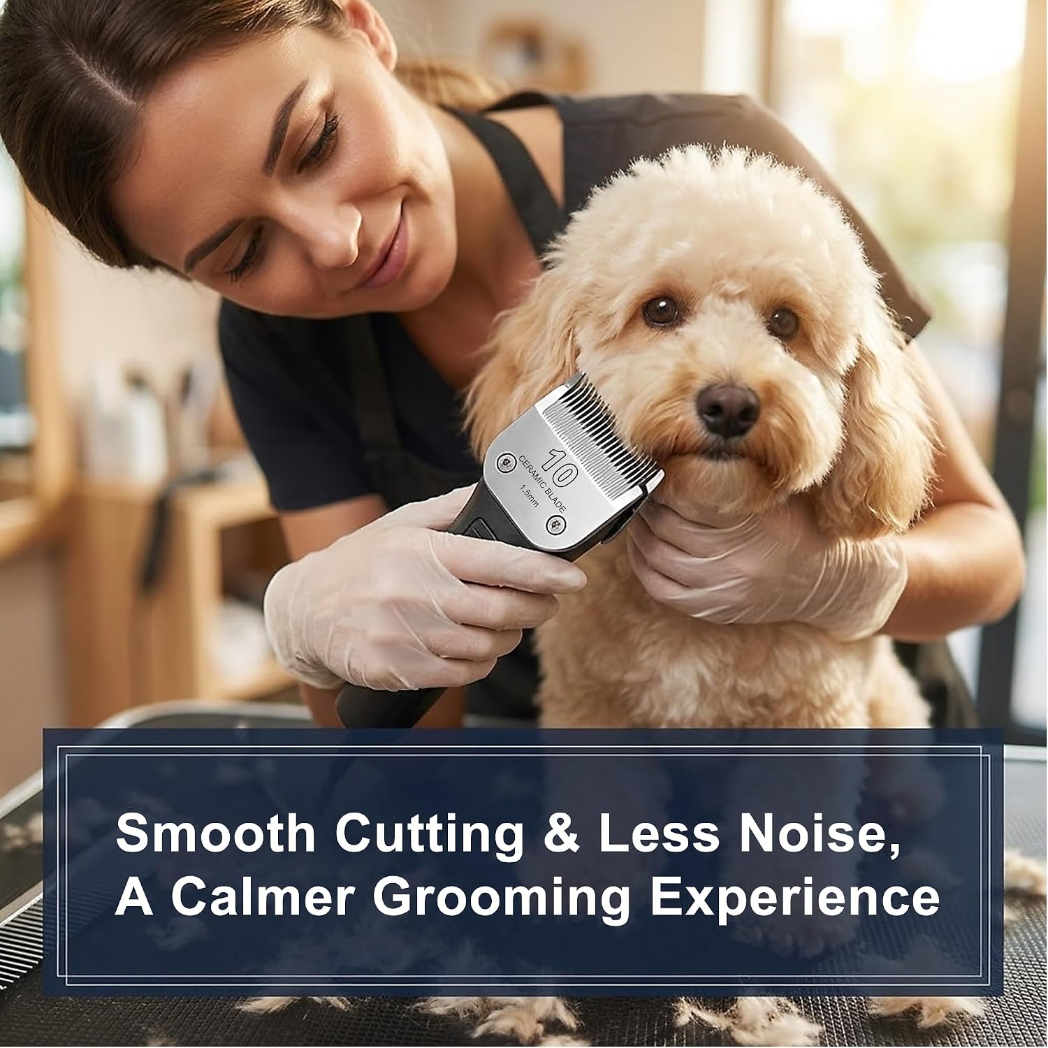 Gens size number 10 blade showing premium build quality for dogs