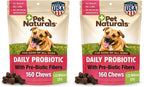 Pet Naturals Daily Probiotic Soft Chews for Dogs, Digestive and Immune Support Supplement, 1 Billion CFU Per Chew, Duck, 160 Count - Image 12
