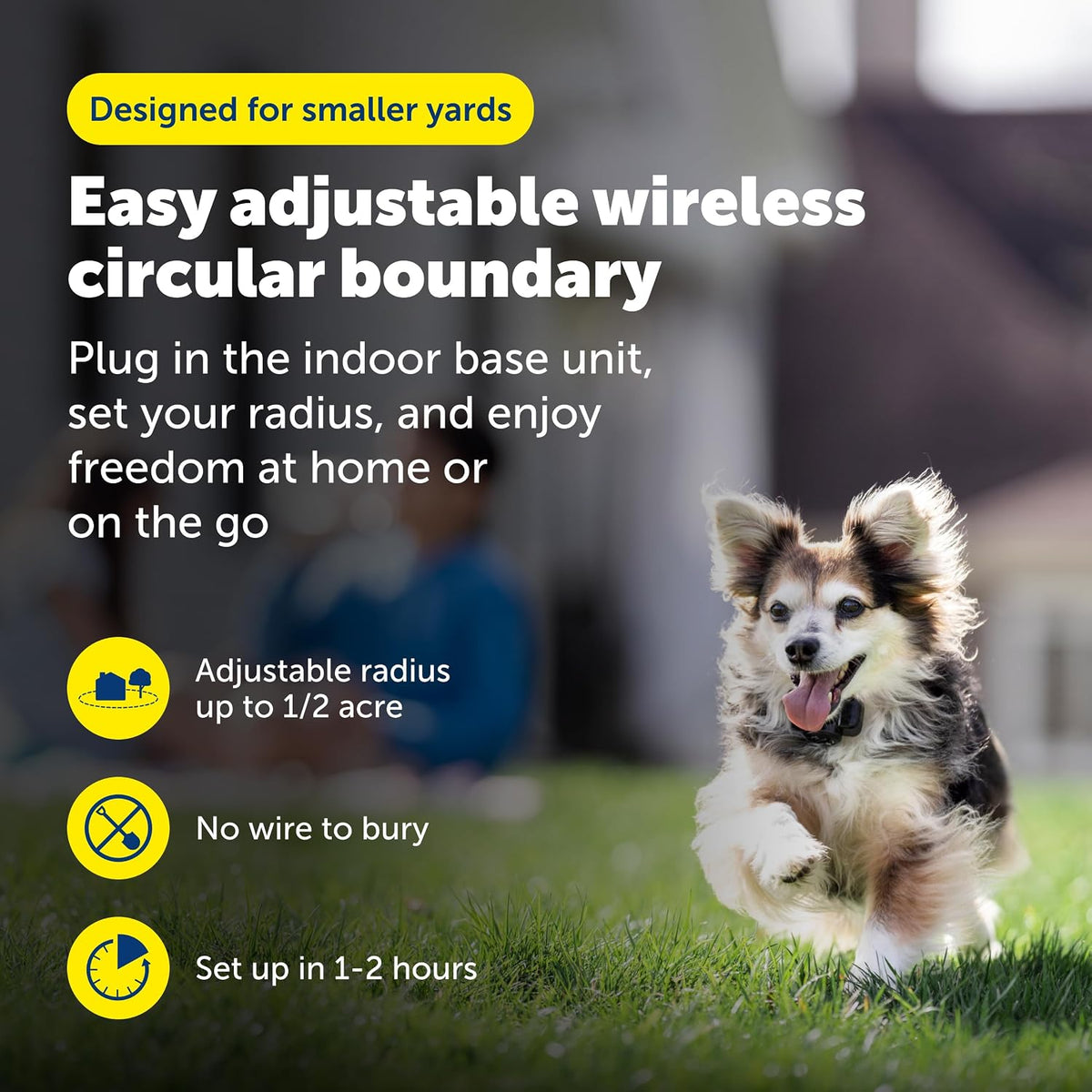 PetSafe wireless dog fence waterproof gray receiver collar with adjustable strap