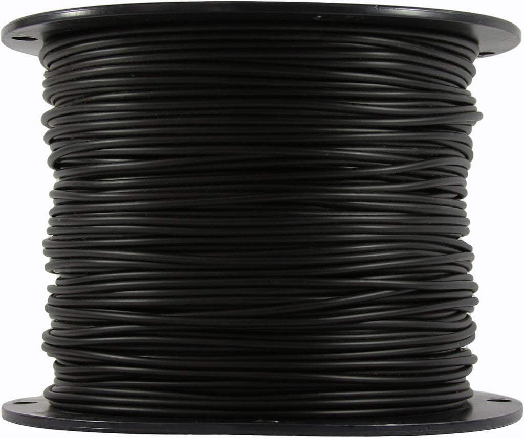 Solid copper core electronic pet fencing wire for secure yard boundaries.
