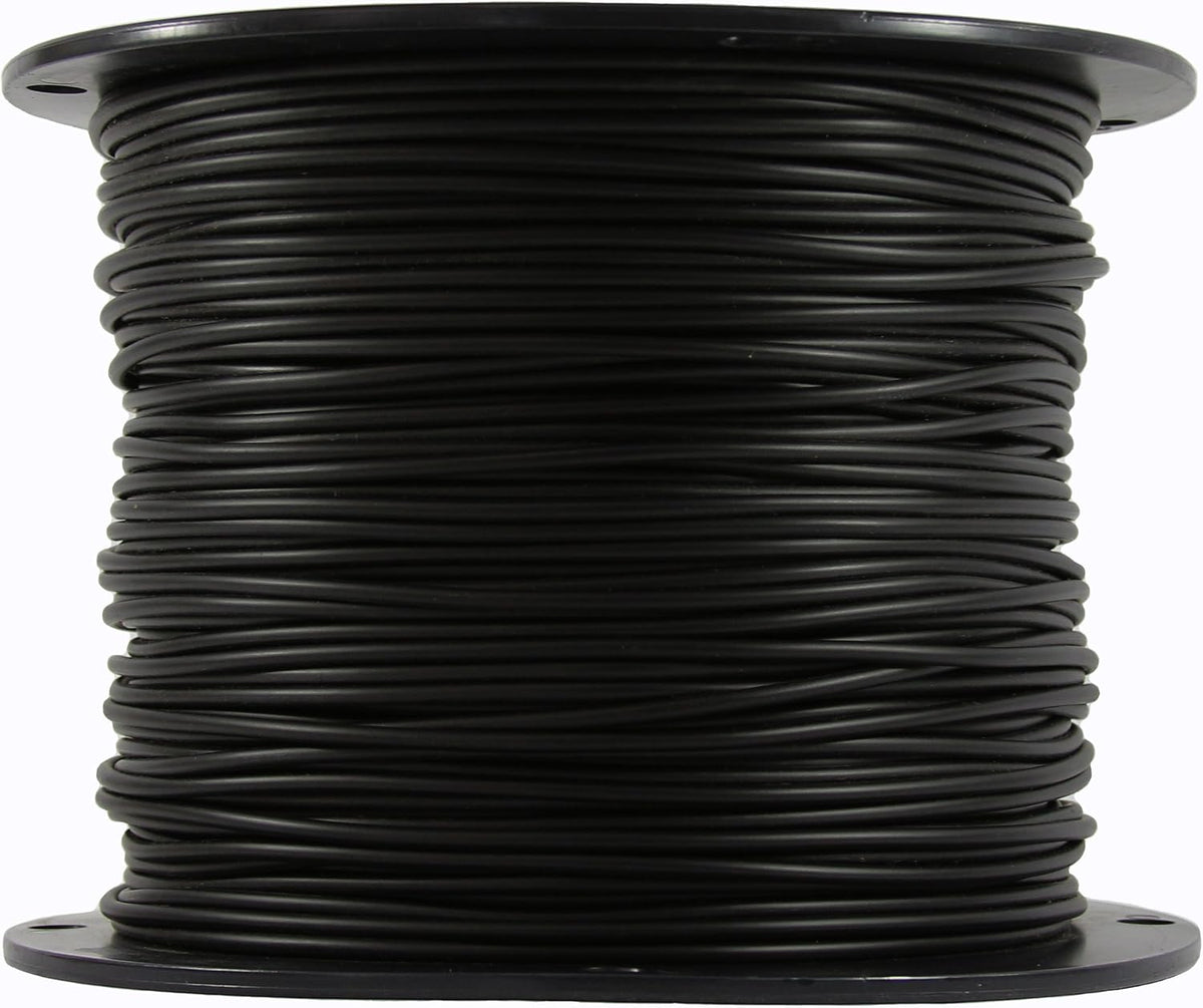 Solid copper core electronic pet fencing wire for secure yard boundaries.